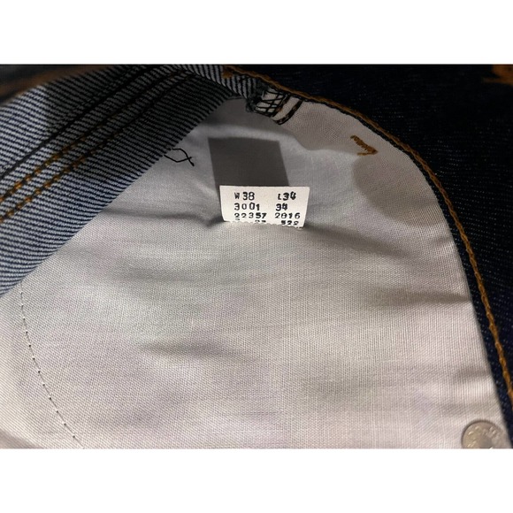 Vintage Levi's Movin On Jeans Mens Size 38x34 Blue Dark Wash NWT Deadstock - Picture 8 of 8